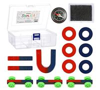 Sntieecr Labs Junior Scienza Magnetismo Set per l'Educazione Esperimentale, Strumento di Esperimento Scienza Fisica Giocattoli Educativi per Bambini Adolescenti