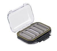 SNTSNTBOM Scatola da Pesca a Mosca, per Guscio Trasparente con Specie Visibili, Guarnizione in Silicone Impermeabile, Design con Fibbia Rapida, Perno in Acciaio Inossidabile,