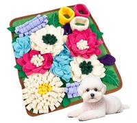 Snuffle Mat Dogs, Base Foraging Mat, Folding Puppy Snuffle Mats with Treat Dispenser, Interactive Training and Feeding Toy for Licking, Sniffing, Digging, Exercise, Indoor Enrichment