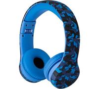 Snug Play+ - Cuffie per bambini con limitazione del volume per bambini (ragazzi/ragazze), colore: blu mimetico
