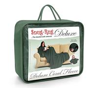 Snug rug - Coperta con Maniche Deluxe per Adulti, 214 x 152 x 1 cm, Colore: Verde