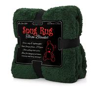 Snug Rug Coperta Divano Coperta Plaid Morbida Sherpa Edizione Speciale Coperta in Pile Morbidissimo Pregiato 127 x 178 cm (Verde)