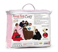 Snug Rug Cosy Coperta Pile con Le Maniche Coperta Indossabile, Plaid coperta in pile fleece con Le Maniche taglia adulto Rosa