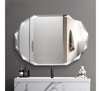 SNUGACE Specchio da bagno senza cornice con bordo smussato singolo, 50,8 x 71,1 cm