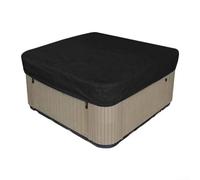 Snugawarm Copertura quadrata per vasca idromassaggio, protezione impermeabile e solare, isolamento termico, pieghevole, per mobili da giardino, barbecue (300 x 200 x 20 cm)