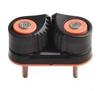 Snugawarm Tacchetto composito con cuscinetti a sfera per vela kayak corda passacavo in nylon ad alto carico kit morsetto nero elenco genitori alta carico corda organizzatore (misura grande)