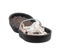 Snugell CPAP Mask Storage & Travel Case Durable CPAP Storage with Oxford Shell, Soft Padded Interior, Ergonomic Rubber Handle, Heavy-Duty Zippers | Fits All Mask Brands, Extra Space for CPAP Acce