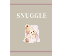Snuggle: Cozy Decorative Hardcover Book | Gentle Nursery & Bedroom Styling Accent | Modern Faux Book Stack Décor