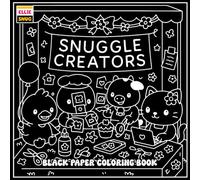 Snuggle Creators Black Paper Coloring Book: Creative Animal Scenes with Bold Dark Pages, High Contrast Designs, and Gel Pen Friendly Artwork