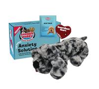 Snuggle Puppy Peluche originale per cani con battito cardiaco, sollievo dall'ansia e aiuto calmante, giocattolo comodo per addestramento comportamentale a Merle