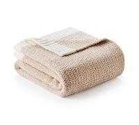 Snuggle Sac Coperta per divano, reversibile, calda e accogliente, lavorata a maglia, leggera, per divano, letto, campeggio, picnic, 127 x 152,4 cm