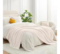 Snuggle Sac Coperte per letto singolo, coperta oversize ultra morbida e calda, avorio, 153 cm x 203 cm