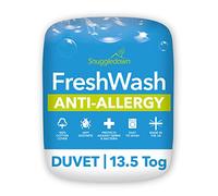 Snuggledown Freshwash - Piumino Anallergico, in Cotone, Colore: Bianco, Cotone Cotone., Bianco, Super King