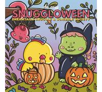 Snuggloween: Cozy Halloween Coloring Book with Cute Animal Friends: Easy and Whimsical Fall Scenes for Kids, Teens, and Adults to Relax and Enjoy