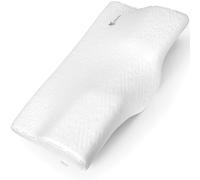 SNUGL Cervical Pro - Cuscino cervicale ortopedico profilato in memory foam ad alta densità | Supporto preciso per dolori al collo | Ideale per dormire su fianco e schiena | Federa ipoallergenica