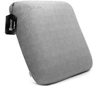 SNUGL Cuscino da Divano 50×50 cm - Con Fodera Inclusa - Velluto con Memory Foam - Fodera Ipoallergenica e Lavabile (Grande Grigio Nuvola - 1 Cuscino)