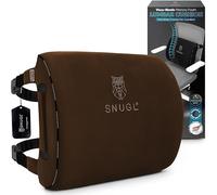 SNUGL Cuscino di Supporto Lombare per la Parte Bassa della Schiena (Marrone)