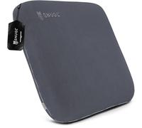 SNUGL Cuscino per Divano in Memory Foam Ritenzione della Forma - Velluto Ipoallergenico, Schiuma Viscoelastica di Supporto, Fodera Rimovibile e Lavabile, Ideale per Casa e Divani (Grigio Chiaro)