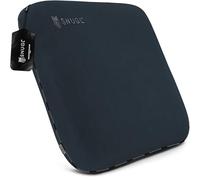 SNUGL Cuscino per Divano in Memory Foam Ritenzione della Forma - Velluto Ipoallergenico, Schiuma Viscoelastica di Supporto, Fodera Rimovibile e Lavabile, Ideale per Casa e Divani (Grigio Scuro)