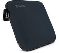 SNUGL Cuscino per Divano in Memory Foam Ritenzione della Forma - Velluto Ipoallergenico, Schiuma Viscoelastica di Supporto, Fodera Rimovibile e Lavabile, Ideale per Casa e Divani (Grigio Scuro)