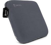 SNUGL Cuscino per Divano in Memory Foam Ritenzione della Forma - Velluto Ipoallergenico, Schiuma Viscoelastica di Supporto, Fodera Rimovibile e Lavabile, Ideale per Casa e Divani (Grigio Chiaro)