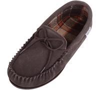 Snugrugs George Uomo Pantofole, Marrone (Dark Brown Dark Brown), 42 EU