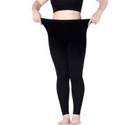 SNUGSHEEP Plus Size 100% Lana Merino Uomini Biancheria Intima Termica Inverno Donne Merino Leggings Mens Strato di Base Lungo Johns Pantaloni Uomo, Donne Nero Spessa, 5XL