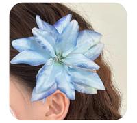 Snuhlzvm Accessorio per capelli morbido e bello, blu, con consistenza squisita e delicata, design elegante e unico, accessorio per capelli romantico e affascinante, temperamento delicato e raffinato.