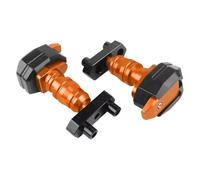 SNWDBH Protezione Anticaduta per Moto, Slider per Telaio, Carenatura, Protezione Antiurto, per K&awasaki Z750 Z 750 2007-2013, Accessori Tamponi Paratelaio Crash Protector(Arancia)
