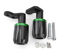 SNWDBH Protezione Anticaduta per Moto, Slider Telaio, Carenatura, Protezione Antiurto, per K&awasaki, per Ninja ZX6R ZX-6R ZX 6R 2024 2025 Tamponi Paratelaio Crash Protector(Verde)
