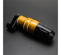 SNWDBH Tamponi Paratelaio per Scarico Moto, Protezione Antiurto per Carenatura, Protezione Anticaduta per K&awasaki ER6N ER-6N 2009-2021 Tamponi Paratelaio Crash Protector(Oro)