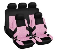 SNXLW 5 Posti Universale Coprisedili per Auto Kit per Land Rover Range Rover Evoque/Evoque Coupé Type LZ LV L551 L538 2012-2025 Coprisedili Anteriori e Posteriori,Pink