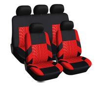 SNXLW 5 Posti Universale Coprisedili per Auto Kit per Opel Vauxhall Mokka B A/Mokka-e B A 2013-2024 2025 Coprisedili Anteriori e Posteriori Set Completo di coprisedili,Red