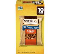Snyder's of Hanover Pretzels, Snaps 100 pacchetti di calorie, confezione multipla da 10 ct