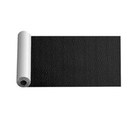 SNZ pelle adesiva per riparazioni, 20 x 150 cm ecopelle adesiva per riparare e rinnovare la pelle di divani, sedili di auto e divani mobili (nero)