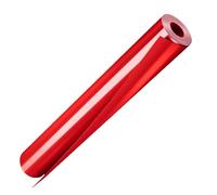 SNZ Termovinile Stampabile per Tessuti - Pellicola Termoadesiva 30cmx200cm - Per Plotter da Taglio, Ideale per Fai da Te, Regali Unici, Lavabile e Antiscolorimento, Rosso