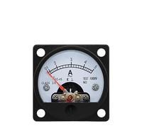 SO-45 AC Amperometro analogico 1A 2A 3A 5A 10A 15A 20A 30A 50A ecc., Misuratore di puntatore/Misuratore di corrente/Misuratore da pannello(3A)