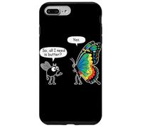 So All I Need Is Butter? Fly And Butterfly Funny Insect Meme Custodia per iPhone 7 Plus/8 Plus