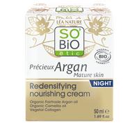 SO'BiO étic Précieux Argan Cosmos Crema Notte Biologica Ridensificante Nutriente 50ml