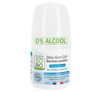 SO’BiO étic Deodorante roll-on 24h - Tolerance+ con Aloe vera BIO (50 ml) - efficace fino a 24 ore