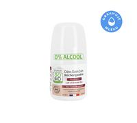 SO’BiO étic Deodorante roll-on idratante 24h al latte d'asina - ricaricabile BIO (50 ml) - anche per pelli sensibili