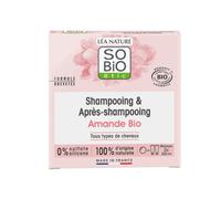 SO BiO étic Shampoo e Balsamo Solido 2in1 alla Mandorla 65 g - Shampoo Solido