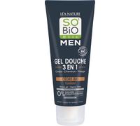 SO BiO étic Uomo 3in1 Gel Doccia Viso Corpo Capelli Cedro 200 ml - Gel doccia