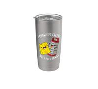 So che è di formaggio ma mi sento grattato - Funny Cheese Pun Bicchiere termico in acciaio inox doppia parete