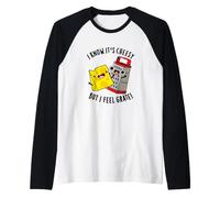 So Che è di Formaggio ma Mi Sento grattato - Funny Cheese Pun Maglia con Maniche Raglan