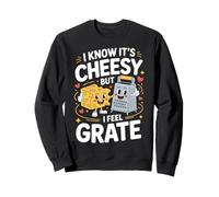 So che è scadente ma mi sento grato Funny Food Pun Felpa