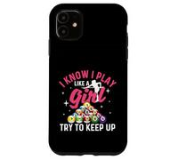 So che gioco come una ragazza cerca di tenere il passo - biliardo Custodia per iPhone 11