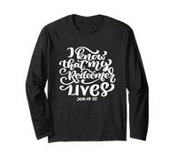 So Che Il Mio redentore Vive Le Scritture Versetti Biblici Donne Maglia a Manica