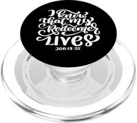 So che il mio redentore vive le Scritture Versetti Biblici Donne PopSockets PopGrip per MagSafe