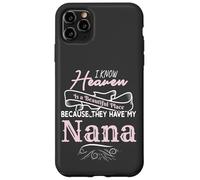 So che il paradiso è un posto bellissimo perché hanno la mia nonna Custodia per iPhone 11 Pro Max